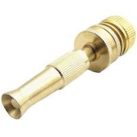 Metal 16mm Solid Brass Hose Nozzle Pressure Sprayer For Garden Hose