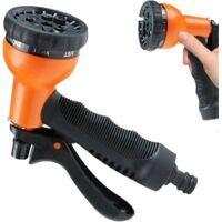 en Hose Nozzle Thumb en Hose Nozzle for HoseHigh Pressure Sprinkler with 8 Patterns for ing en Washing Cars and ering Pets