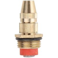 Mist Spray Nozzle with Adjustable Coverage Brass Fog Head for Garden Cooling and Landscaping