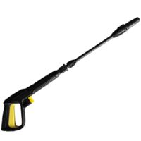 Pressure Water Hose Nozzle with Extension Wand, Adjustable Garden Hose Sprayer for Outdoor Cleaning