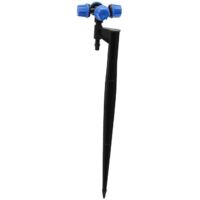 Greenhouse Mist Irrigation Kit with 4 Vertical Cross Atomizing Nozzles for Even Plant Coverage