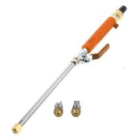 Luxora High Pressure Water Gun Hose Nozzle Spray Garden Car Washer Spray Gun (Orange)