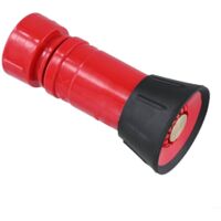 1 Inch Pressure Fire Hose Nozzle Heavy Duty Thermoplastic Water Jet for Garden Irrigation