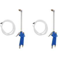 2X High Pressure Wand Water-Gun Hydro Water Jet with Hose,400mm Engine Oil Cleaner Tool Car Auto Water Cleaning-Gun