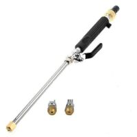 Luxora High Pressure Water Gun Hose Nozzle Spray Garden Car Washer Spray Gun (Black)