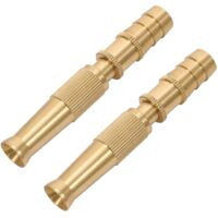 Greenhouse Watering Equipment Brass Nozzle for Watering 2Pcs Hose Sprayer