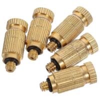 Mister Nozzles Misting Nozzle Roof Cooling Garden Hose Nozzle Brass 5Pcs