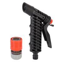 Garden Hose Spray Gun Adjustable Water Spray Nozzle High-Pressure Durable Plastic Material Easy to Use Lightweight for Home Garden Irrigation and Clea