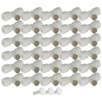 30pcs Misting Nozzles Kit Cooling System Mister Nozzles Slip-lock Tees Fog Nozzles For Patio Mistin