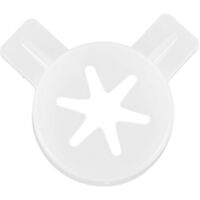 Ice Cream Machine Replacement Nozzle Head for Ice Cream Makers Snowflake Shape Ice Cream Dispensing 4.90X4.00X3.50CM 1Pack