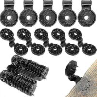 20pcs Heavy Duty Greenhouse Shade Cloth Lock Grip Plastic Clips