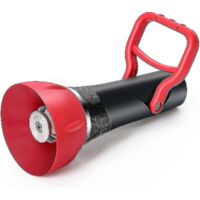 High Flow Fireman's Spray Nozzle Ith Large Shut-off Handle, Heavy Duty Pro Fireman-style Garden Hose