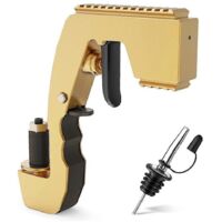 Premium Champagne - Adjustable Nozzle Beer for Parties,Bars,Birthdays & Events ABS, Gold,1Pcs