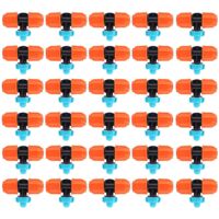 30PCS/Bag 3-Way Sprinkler Nozzle Irrigation Sprinkler Garden Watering Spray Head for 9/12 Hose