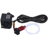 Qukaim Hot End Extruder PLA 1.75mm Filament High Accuracy Smokeless 3D Printer Hot End MK8 Extruder Nozzle Head 0.4mm Accessory for Ender 3/3sr,