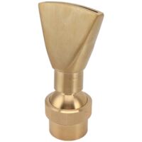 Fountain Nozzle Copper Adjustable Fan Shaped Head for Elegant Garden Water Display and Irrigation G1.5