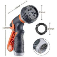 Garden Hose Nozzle, Heavy Duty Hose Nozzle with 8 Adjustable Watering Patterns 2025