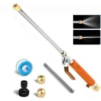 Luxora High Pressure Water Lance Hose Nozzle Jet Garden Car Washer Spray Gun Set (orange)