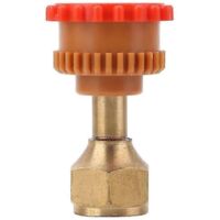 Agricultural Sprayer 13.51.5mm Anti-Rust, Corrosion-Resistant Long-Lasting 4-Hole Nozzle with 1/4" Thread 13.51.5mm Red Gold