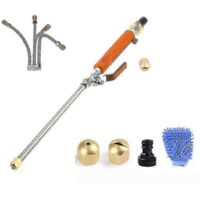 6 Pcs High Pressure Water Lance Hose Nozzle Jet Garden Car Washer Spray Gun Set 25-26