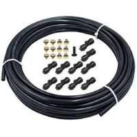 1/4 inch Slip- Misting Nozzles Kit Fog Nozzles for Patio Misting System Outdoor Cooling System Wate