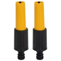 2X Hozelock Hose Watering Spray Nozzle Gardening Adjustable Male Connector NEW I2R5