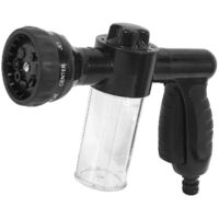 Foam Nozzle for Garden Hose, 8-Mode Adjustable Car Wash Sprayer with Built-in Soap Dispenser & High Pressure Watering Attachment