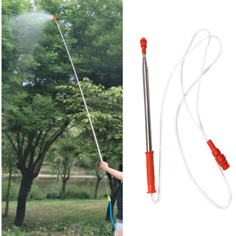 Litzee – Pulvérisateur télescopique à pression manuelle 3,3 m – Pulvérisation pesticides arbres – Conception universelle pour installation facile (1/4)