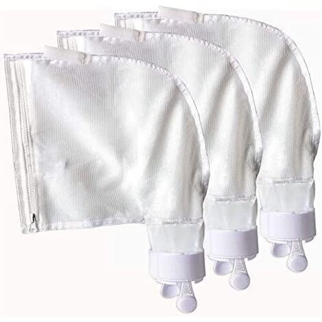 Lot de 3 sacs de rechange en maille nylon avec fermeture éclair – Compatibles Polaris 280/480 – Sacs filtrants multifonctions K13/K16 (1/6)
