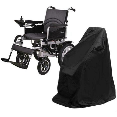 Housse de protection pour fauteuil roulant électrique, Imperméable, Anti-UV-100x75x100cm  Noir (1/5)