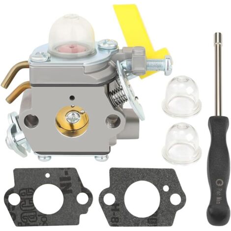 Compatible avec le carburateur C1U-H60 avec outil de réglage du joint, ampoule d'amorçage pour débroussailleuse Ryobi Homelite 25 cc, 26 cc, 30 cc (1/5)