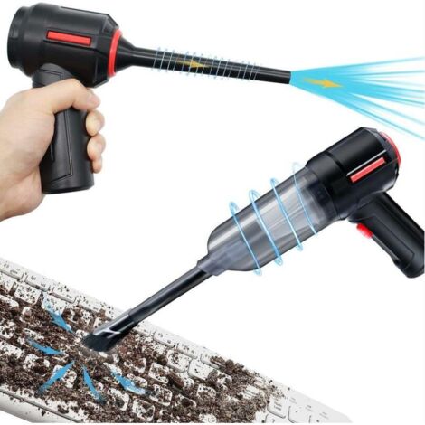 Aspirateur d'ordinateur 3 en 1, souffleur d'air comprimé, aspirateur portatif sans fil, kit de nettoyage de clavier, bidon d'air de pulvérisation électrique pour PC (1/5)