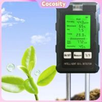 Testeur de sol 6IN1 TESTER SOLTER MULTIFONCTIONNEL SOIL FERTILITÉE PH TEMPÉRATURE HUMIDITÉ SUMELLEMENT AIR jardin mesure