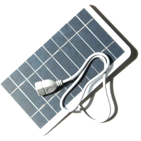 DEWIN Mini Solarpanel 3W 12V – Polykristallines Silizium, 145x145mm, Mit 1m Kabel – Für DIY & Kleine Solargeräte