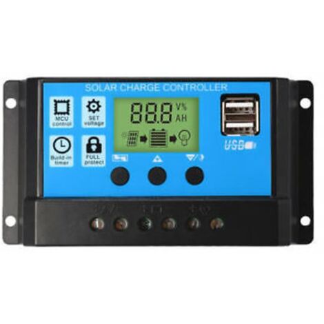 Produktbild von Ailan 50A MPPT Solarregler Mit 2 USB-Anschlüssen – LCD-Display & Automatische Entladung