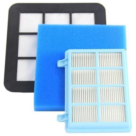 Waschbarer Schaumstoff-Staubsaugerfilter-Satz für Philips Power Pro Compact FC9331/09, FC9332/09, FC8010/01, FC8010 (1/5)
