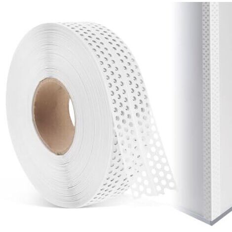 Pair Ruban de protection de joint générique pour plaques de plâtre, ruban de joint auto-adhésif 40Mx5CM, rail d'angle pour cloison sèche (1/5)