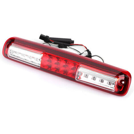 Pair Feu arrière LED de frein en hauteur pour Chevy Silverado 1500/2500/3500 99-06 Rouge et Blanc,de (1/4)