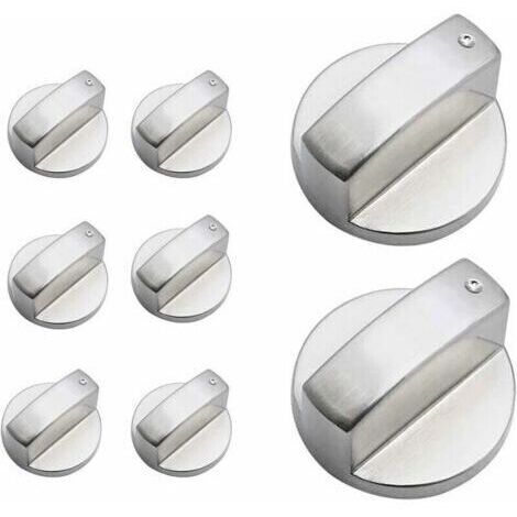 pair Bouton de Poêle,8Pièces Boutons Four Cuisinière Bouton de Gaz Cuisinière à Gaz Boutons Alliage de Zinc Cuisine Four Bouton Rotatif Universel Locks Four Interrupteur Surface de Cuisson Contro (1/3)