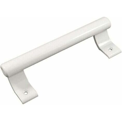 pair Blanc - Poignée de porte coulissante en aluminium 200mm Poignée de porte en verre pour balcon Poignée de porte pour meuble de salle de bain Poignée en métal moderne (1 pièce) (1/5)