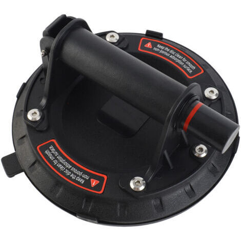 Pr Ventouse à Vide Industrielle de 8 Pouces, capacité de Charge de 200 kg, élévateur à Vide Robuste for Outils de Levage Manuel de Carreaux et de Verre Ventouse Carrelage(noir,1PCS) (1/4)