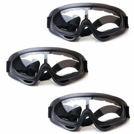 Pr 3Pack Lunettes de Sécurité pour Enfants,jeux de plein air pour enfants Lunettes de protection pour Nerf N-Strike Pistolet Elite Jeu de pistolet Protection des yeux et pour le travail en laboratoire (1/5)
