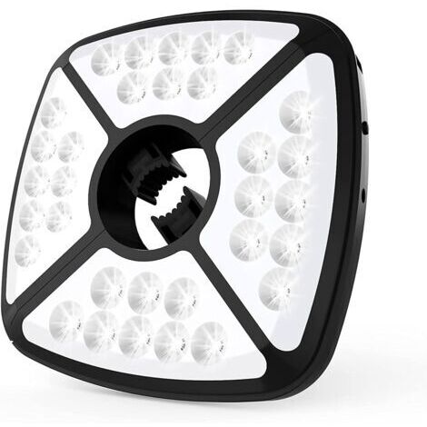 Pr Lampe pour Parasol Rechargeable, 32 LED Lumière de Parasol avec 2 Modes de Luminosité, Pince élastique Réglable Pour Parasol de Jardin,Tente Camping,Patio Extérieure [Classe énergétique A+++] (1/5)