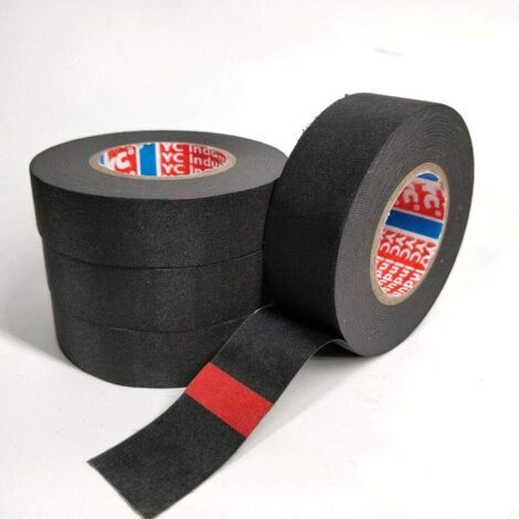 Pr 4 pièces Ruban Chiffon de Voiture, Ruban adhésif Auto-adhésif Voiture véhicule Tissu Chiffon Bande Circuit Faisceau de câblage dédiée Haute température pour Voiture (1/5)