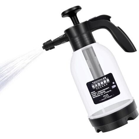 Pr Pulvérisateur À Pression 2L, Mousse À Pompe À Main pour Voiture, Brumisateur d'eau Portable sous Pression, Lance Mousse À Neige pour Voiture (1/5)