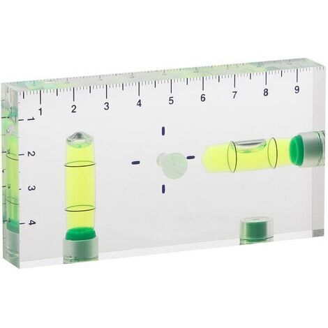 Pr Mini niveau à bulle magnétique transparent à deux directions de haute précision (1/5)
