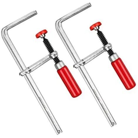 Pr Serre Joint Rail De Guidage 160x60mm , Serre Joint à Levier De Table à Cliquet , Pince De Table à Cliquet Pour Le PonçAge Et La Coupe De PréCision , 2 PièCes (1/4)