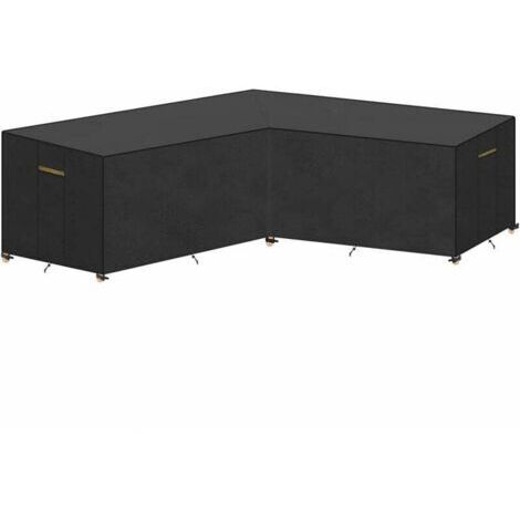 Pr Ersandy – Housse imperméable pour canapé d'angle 215x215x87/80cm – Polyester oxford avec revêtement PU – Anti-moisissure et coutures renforcées (1/5)