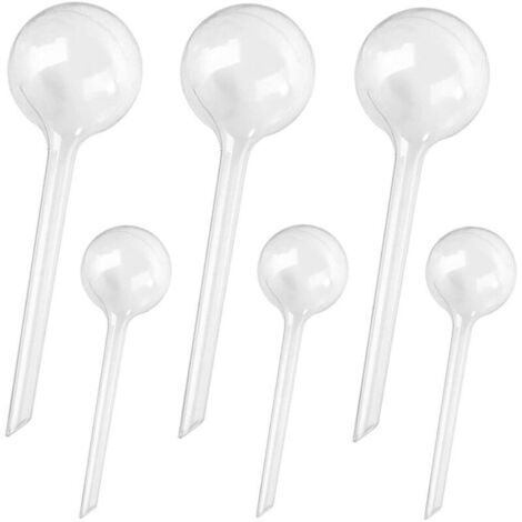 Pr Lot de 6 boules d'irrigation des plantes-En plastique - Système d'irrigation automatique pour plantes - Pour le jardin de la maison, les plantes - Arrosage intérieur (1/4)