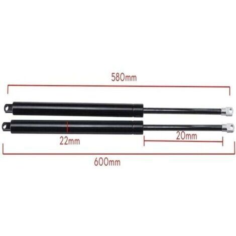 Pr Vérins À gaz 2X Shock Car Lift Strut Support Bar Ressort À Gaz Lift Up Support Pneumatique Pour Lit Stockage Tige Hydraulique Amortisseur Universel 58cm 580mm 750N Ressorts à Gaz Hayon (1/4)